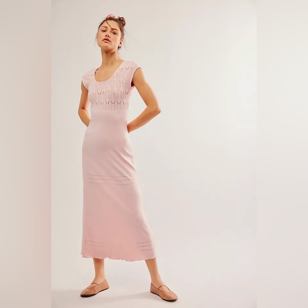 FREE‎ PEOPLE Robin Seamless Midi Dress